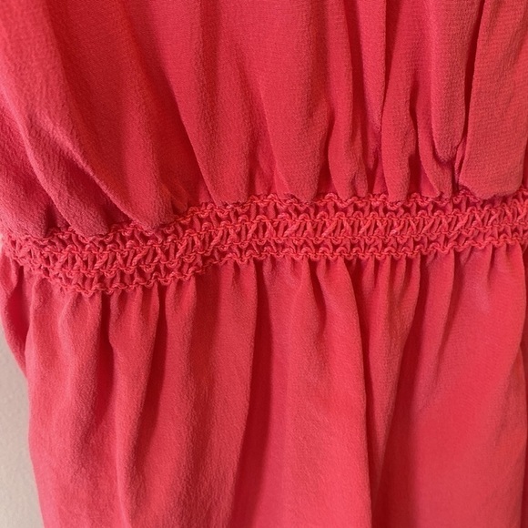 ARITZIA Wilfred silk vneck pink blouse - Picture 12 of 13